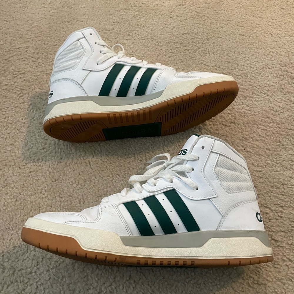 Adidas high tops warn 3 times perfect shape